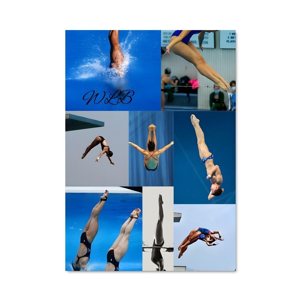 Poster Diving world faufile